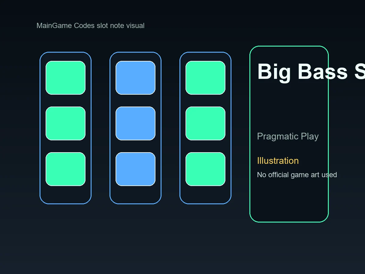 Illustration representing Big Bass Splash style slot searches