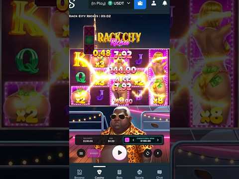 $100 cheat spins on Rack City video thumbnail